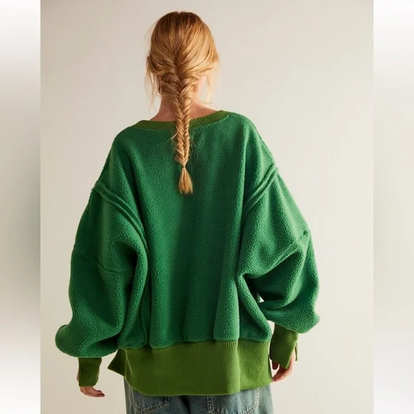 FREE PEOPLE COZY CAMDEN SWEATSHIRT - Picture 2 of 8